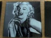 Marilyn Monroe stikliniai padėkliukai – 4 vnt. - nuotraukos Nr. 6