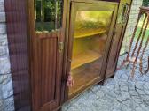 Antikvarinė Art Nouveau raudonmedžio indauja - nuotraukos Nr. 2
