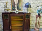 Antikvarinė Art Nouveau raudonmedžio indauja - nuotraukos Nr. 4