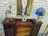 Antikvarinė Art Nouveau raudonmedžio indauja - nuotraukos Nr. 10