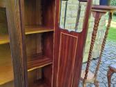 Antikvarinė Art Nouveau raudonmedžio indauja - nuotraukos Nr. 15