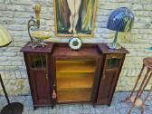 Antikvarinė Art Nouveau raudonmedžio indauja - nuotraukos Nr. 26