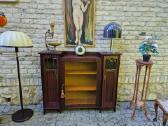 Antikvarinė Art Nouveau raudonmedžio indauja - nuotraukos Nr. 30