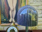Antikvarinė Art Nouveau raudonmedžio indauja - nuotraukos Nr. 34