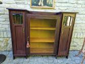 Antikvarinė Art Nouveau raudonmedžio indauja - nuotraukos Nr. 36