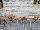 Vintažinės sudedamos kelioninės kėdutės - nuotraukos Nr. 10