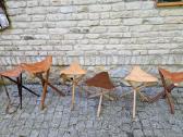 Vintažinės sudedamos kelioninės kėdutės - nuotraukos Nr. 17