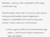 Lauksva Melanie baldų komplektas - nuotraukos Nr. 3