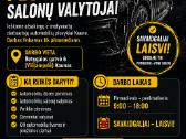 Ieškomi Automobilių Plovėjai – Salonų Valytojai