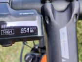 White shimano elekrinis dviratis. - nuotraukos Nr. 5
