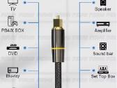 Hifi optiniai Toslink kabeliai (Spdif) - nuotraukos Nr. 2