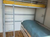 Ikea Tromso metalinė loftinė lova be čiužinio - nuotraukos Nr. 3
