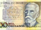 Brazil 1000 cruzados 1987-1988. Unc. P - nuotraukos Nr. 2