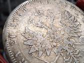 Moneta rubl 1878 Rouble - Alexander II - nuotraukos Nr. 6