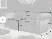 Parduodama veliūrinė nauja sofa - nuotraukos Nr. 2