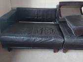 Odinė sofa lova - nuotraukos Nr. 2