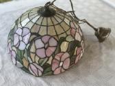 Tiffany stiliaus vitražinis pakabinamas šviestuvas - nuotraukos Nr. 8