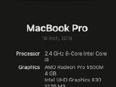 MacBook Pro 16" 2019 i9 32 GB RAM Amd 8 GB - nuotraukos Nr. 2