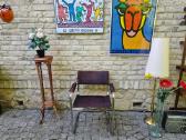 Vintažinė mid century konsolinė autorinė kėdė - nuotraukos Nr. 33