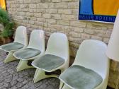 Vintažinės mid century Space Age autorinės kėdės - nuotraukos Nr. 3