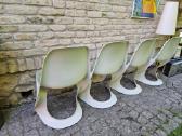 Vintažinės mid century Space Age autorinės kėdės - nuotraukos Nr. 8