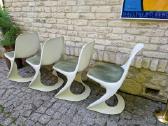 Vintažinės mid century Space Age autorinės kėdės - nuotraukos Nr. 12