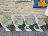 Vintažinės mid century Space Age autorinės kėdės - nuotraukos Nr. 27