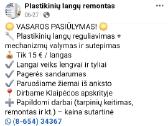 Plastikinių langų priežiūra - nuotraukos Nr. 2