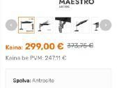 Skėtis Maestro - premium klasės,aliuminis 3x3 - nuotraukos Nr. 12
