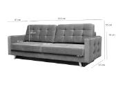 Minkšta sofa – lova su dėže patalynei „Vega" - nuotraukos Nr. 20