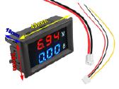 LED voltmetras ampermetras 100v/10a - nuotraukos Nr. 6