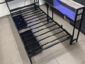 Lova su lentynomis, LED apšvietimu, Usb/type-c - nuotraukos Nr. 7