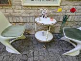 Vintažinis mid century serviravimo staliukas/baras - nuotraukos Nr. 6