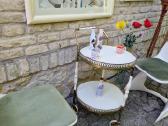 Vintažinis mid century serviravimo staliukas/baras - nuotraukos Nr. 13