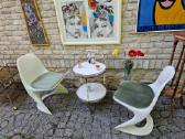 Vintažinis mid century serviravimo staliukas/baras - nuotraukos Nr. 15