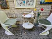 Vintažinis mid century serviravimo staliukas/baras - nuotraukos Nr. 19