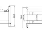 4 kolonų 5 t keltuvas 3D ratų geometrijai - nuotraukos Nr. 2
