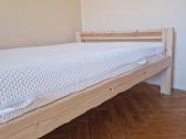 120 medinė lova su grotelėmis ir Ikea čiužiniu - nuotraukos Nr. 4