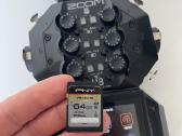 Zoom H8,12 takelių rankinis įrašiklis,64gb kortele - nuotraukos Nr. 2