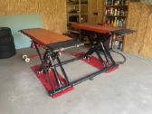 Mobilus žirklinis keltuvas Weber Khb-1000e (220v) - nuotraukos Nr. 2
