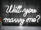 LED neoninė iškaba Will You Marry Me (Ar tekėsi už - nuotraukos Nr. 3