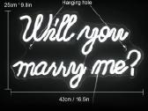 LED neoninė iškaba Will You Marry Me (Ar tekėsi už - nuotraukos Nr. 5