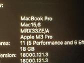 MacBook Pro 14 - M3 Pro Base, 18gb RAM, 512gb SSD - nuotraukos Nr. 13
