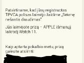 Apple watch 11 42mm GPS - nuotraukos Nr. 3