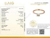 Sužadėtuvių žiedas su briliantais (0,78ct) - nuotraukos Nr. 3
