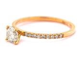 Sužadėtuvių žiedas su briliantais (0,78ct) - nuotraukos Nr. 5