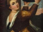 XVIII a. įtalų drobė - mergina su vaisių lekšte - nuotraukos Nr. 7