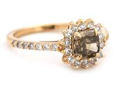 Sužadetuvių žiedas su dideliu (1,58ct) briliantu - nuotraukos Nr. 3