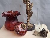 Nr.8) Prabangi antik.žibalinė Lempa veikianti - nuotraukos Nr. 11