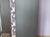 Ikea Brimnes Spinta su 2 durimis, juoda, 78x190 cm - nuotraukos Nr. 3